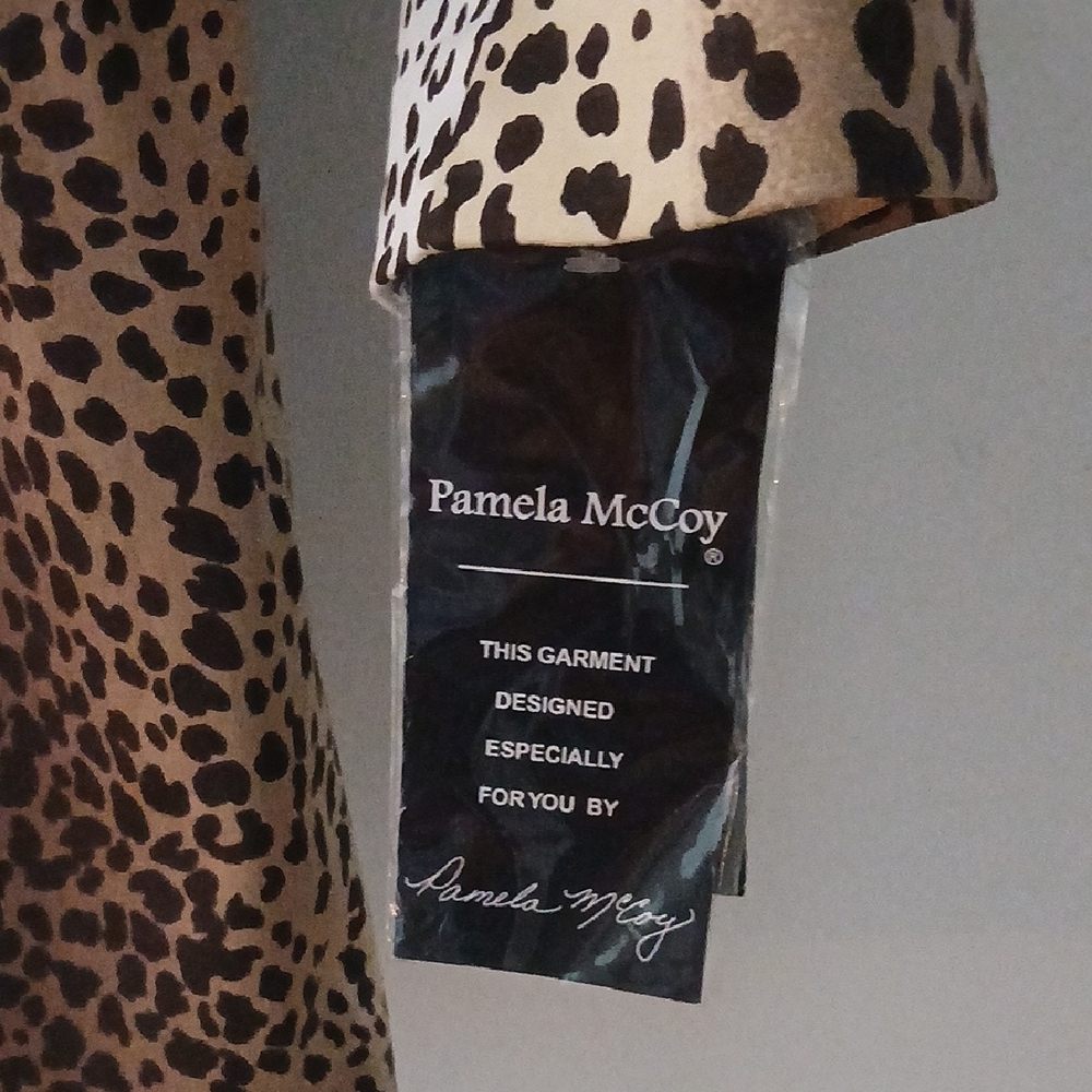 Pamela McCoy Animal Print Blazer and Skirt Set - Picture 3 of 11